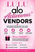 LULU + ALO + Activewear Vendor List 💕