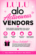 LULU + ALO + Activewear Vendor List 💕